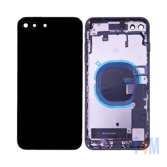 Back Cover with Frame+Flex+Vibrator Apple iPhone 8 Plus Black